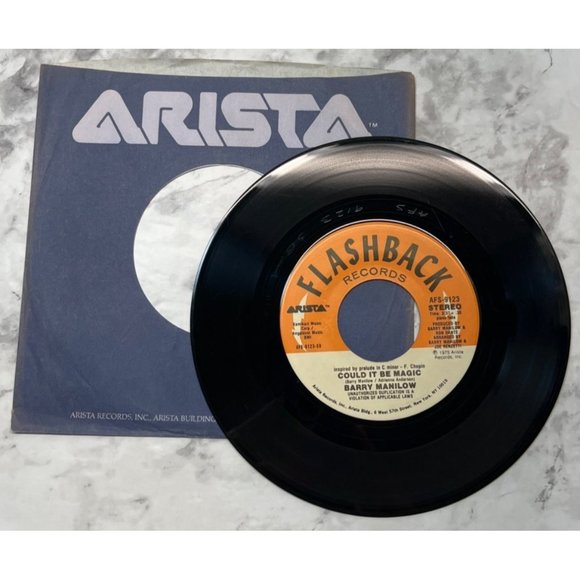 Barry Manilow I Write the Songs / Could It Be Magic 45 Pop Arista Flashback 9123 - Picture 4 of 4